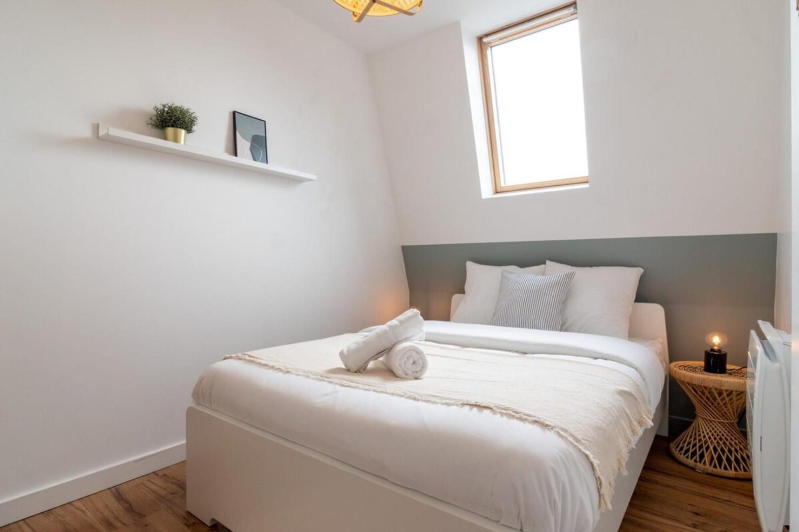 Marcq En Baroeul - Superb Apartment + Parking Exterior foto